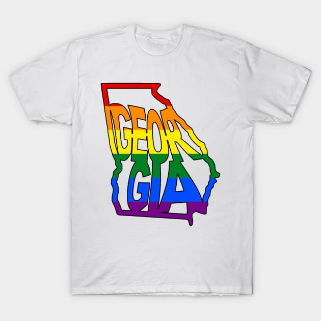 Georgia Pride T-Shirt by CaveofNerdom